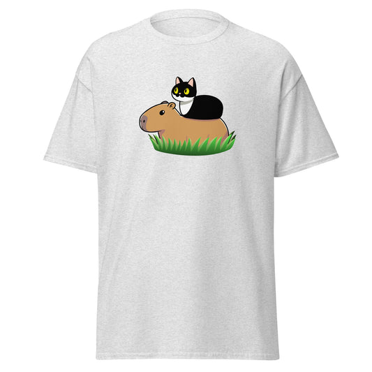 Toon Cat and Capy Men's classic tee