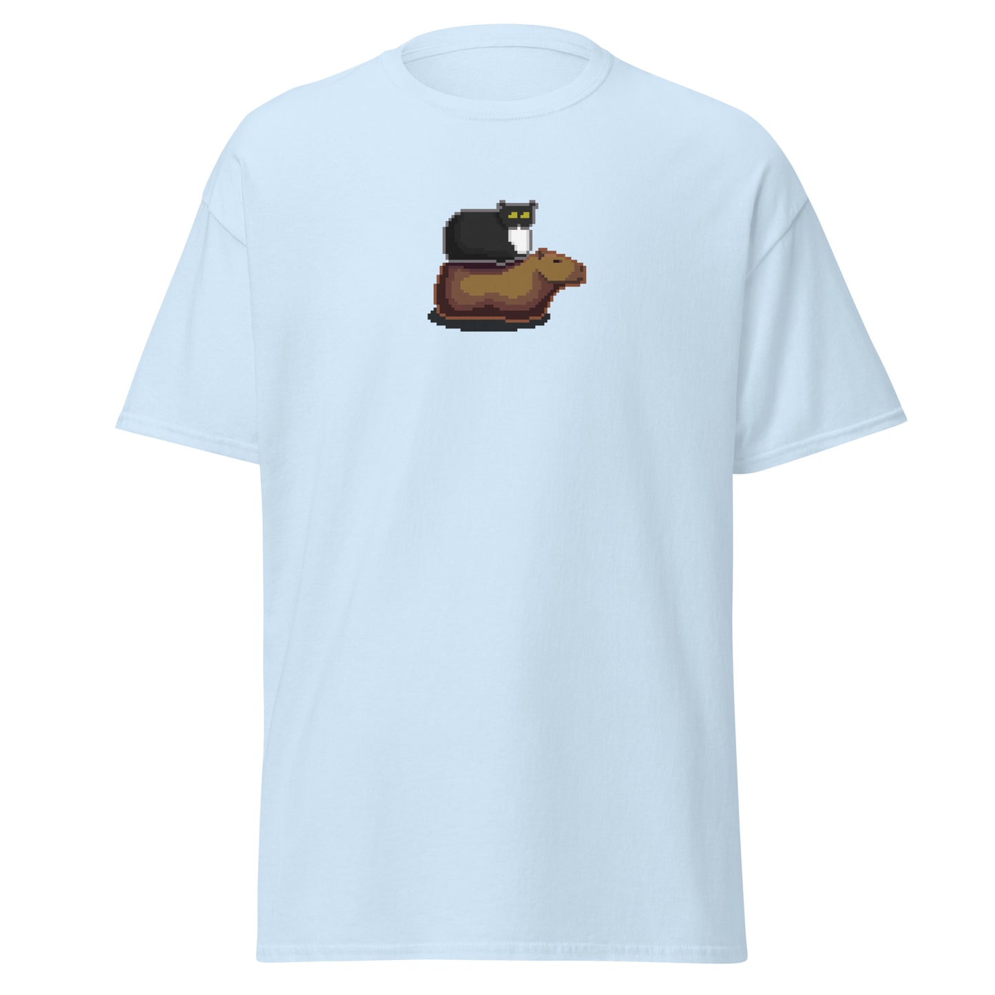 Men's Classic Tee (Pixel Cat & Capy Printed)