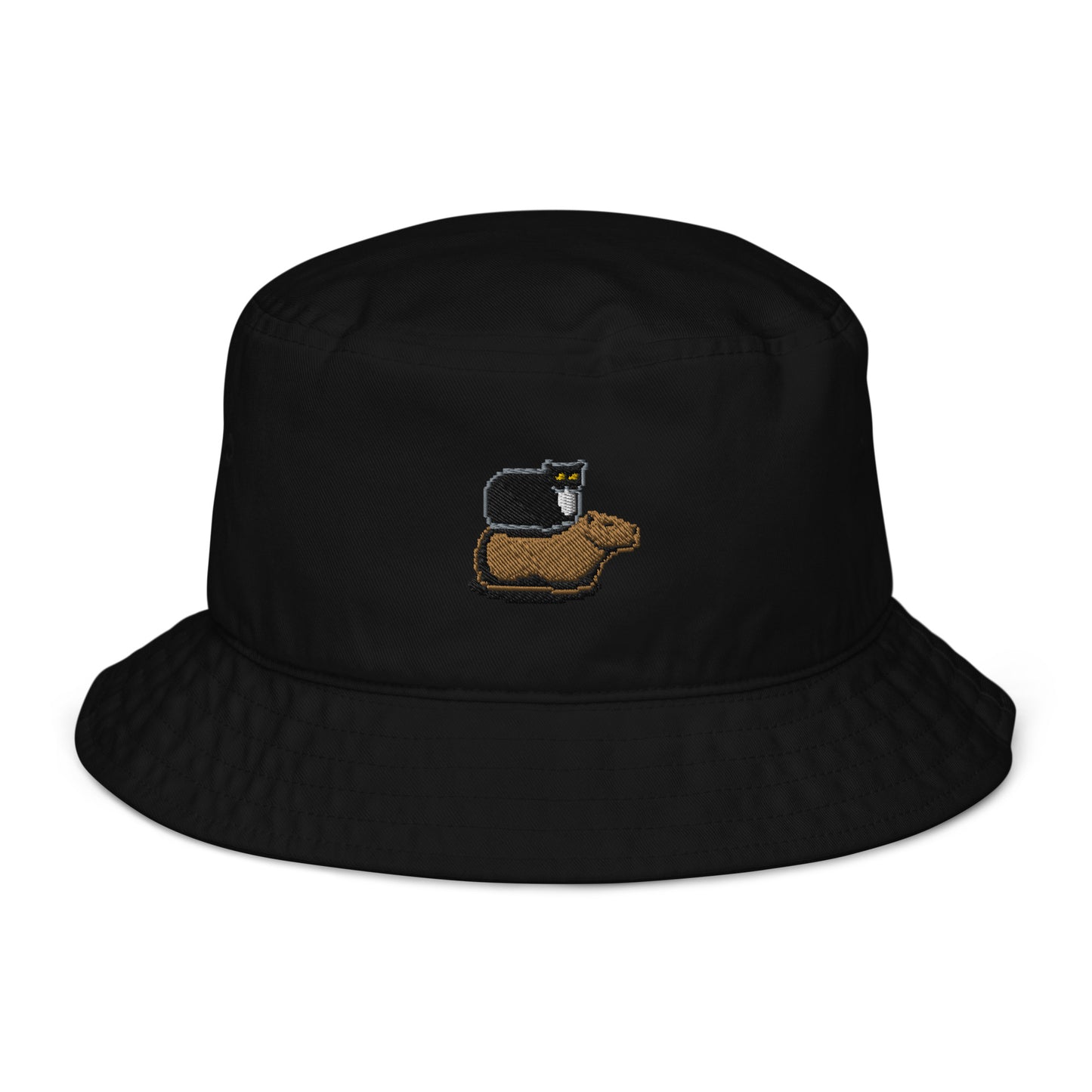 Bucket Hat (Pixel Cat & Capy Embroidered)