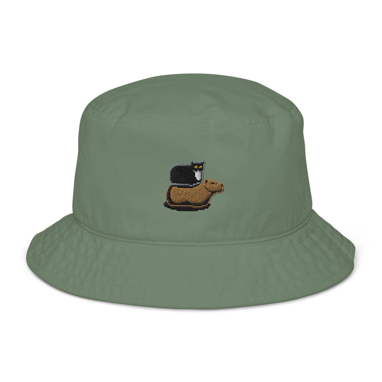 Bucket Hat (Pixel Cat & Capy Embroidered)
