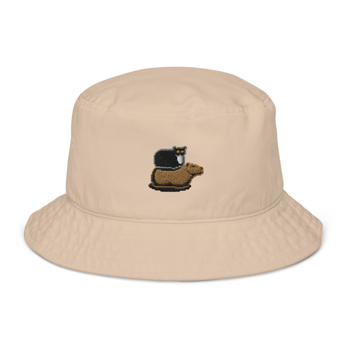 Bucket Hat (Pixel Cat & Capy Embroidered)